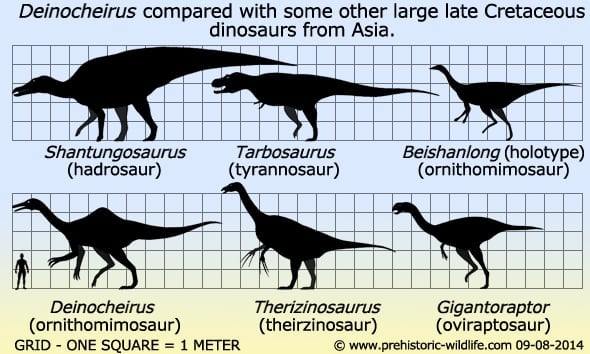 Deinocheirus mirificus, a prehistoric era dinosaur from